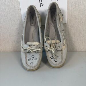 Sperry Top-Sider Angelfish Light Blue Suede Boat Shoes Women’s 8M